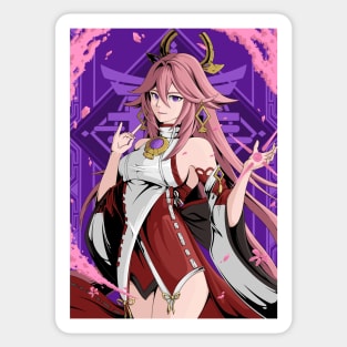 GENSHIN IMPACT YAE MIKO Sticker